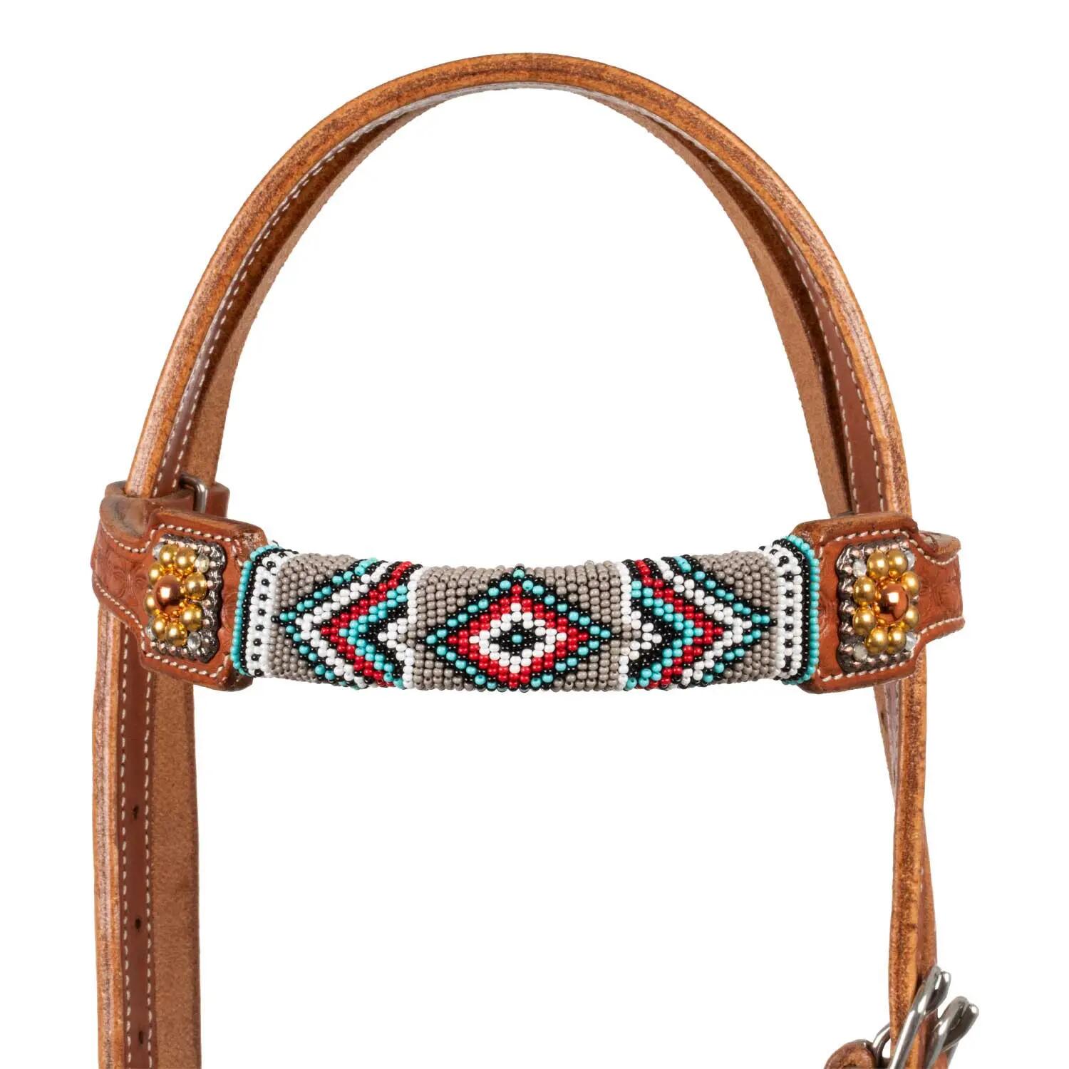 Bridon avec décorations en perles navajo 5/5
