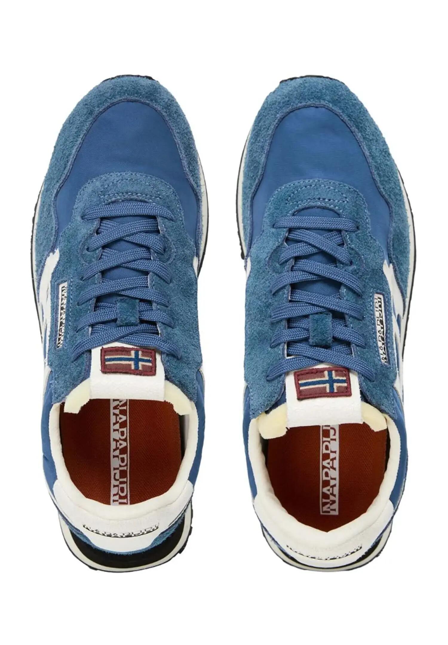Napapijri Herren Element Suede Sneaker Wildleder Blu Marine 3/6