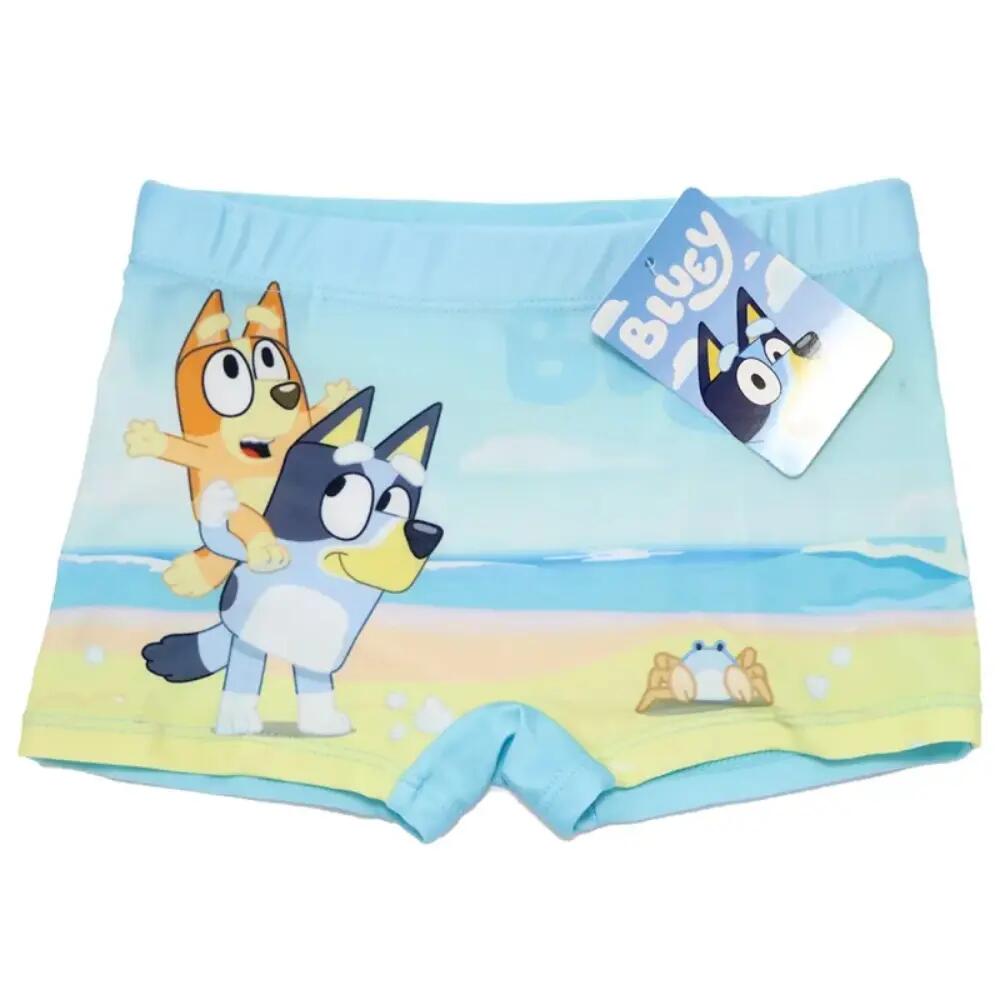 Bañador Bóxer Bluey En la Playa Azul Claro Niño 3/3