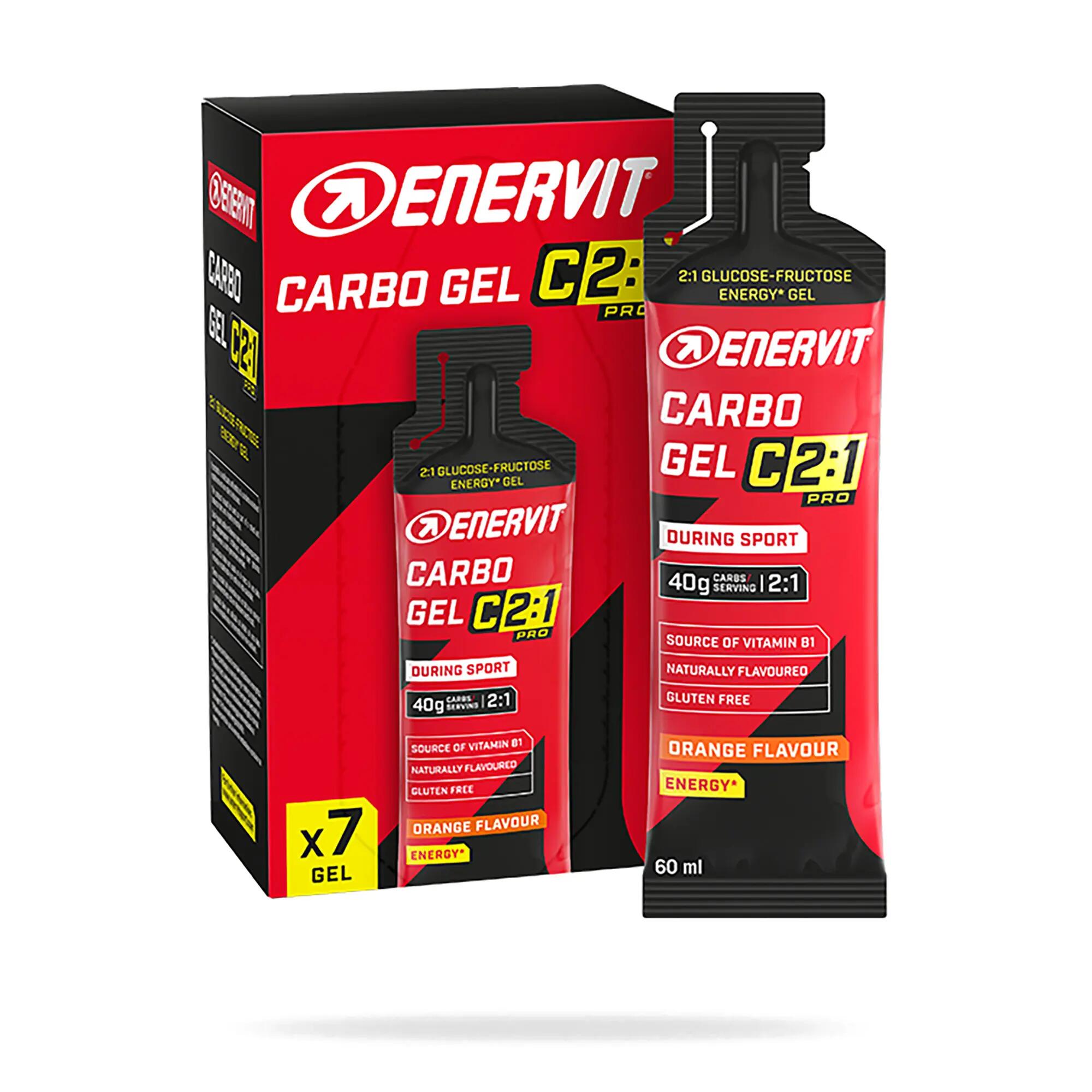Set di gel energetici Enervit Carbo Gel C2:1Pro 7 pz. x 60 2/2