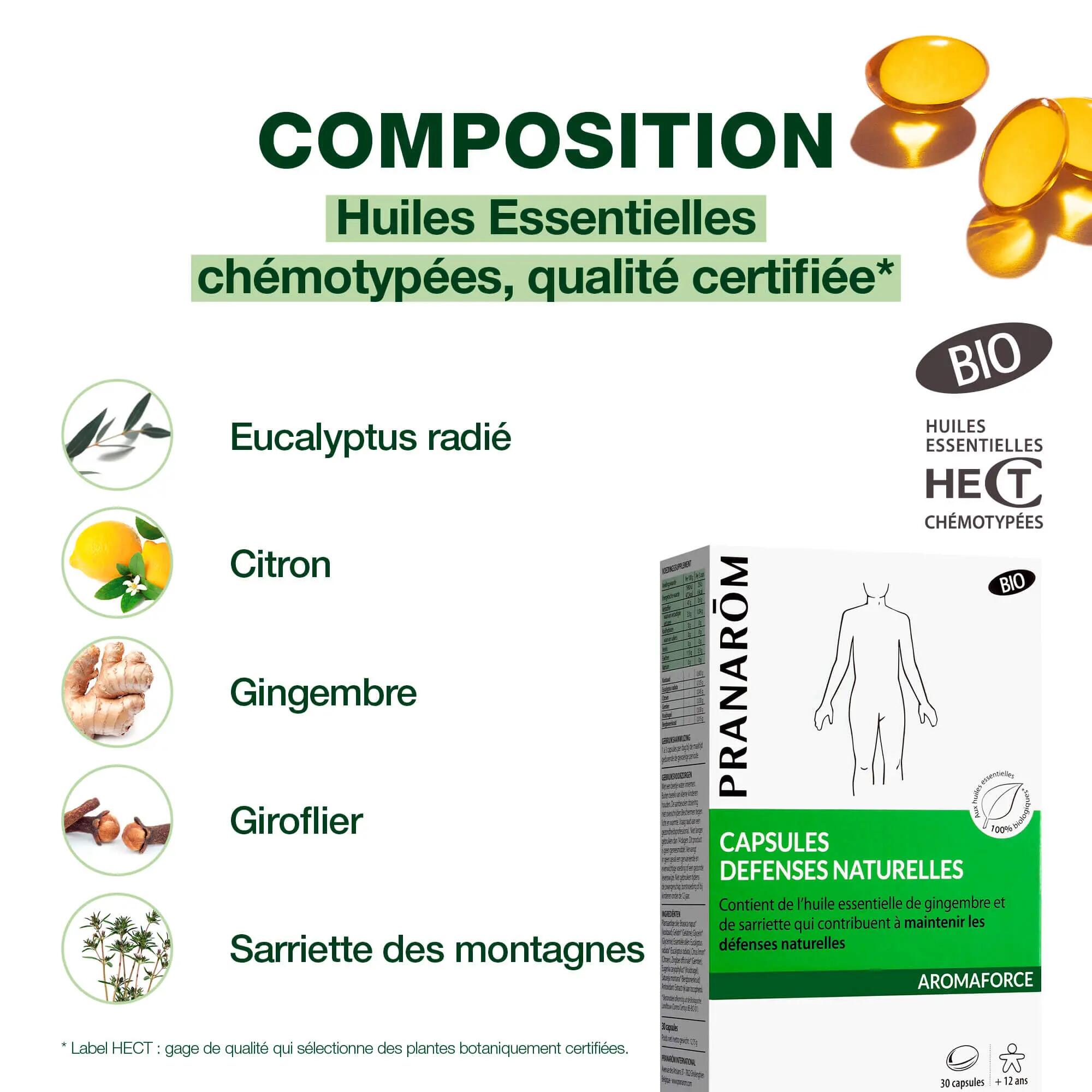 Capsules - Défenses naturelles - Bio 4/5