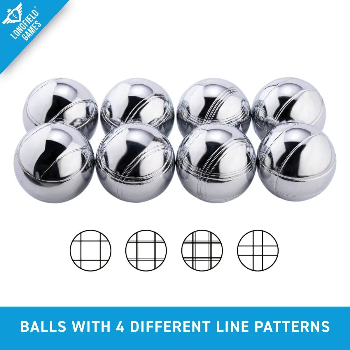 Sportec Set de pétanque en coffret - 8 boules 6/6