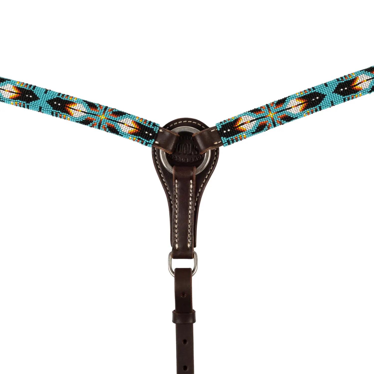 Pectoral occidental en huile avec perles navajo sky 3/5