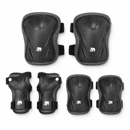 Deryan Safety Pads - Set de Protections pour Enfants - Noir