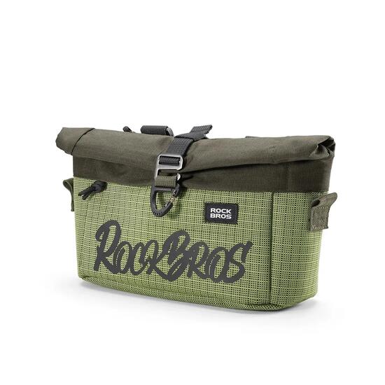 Sac de guidon de vélo à l’avant utilisable comme sac à bandoulière 4,6 l pliable