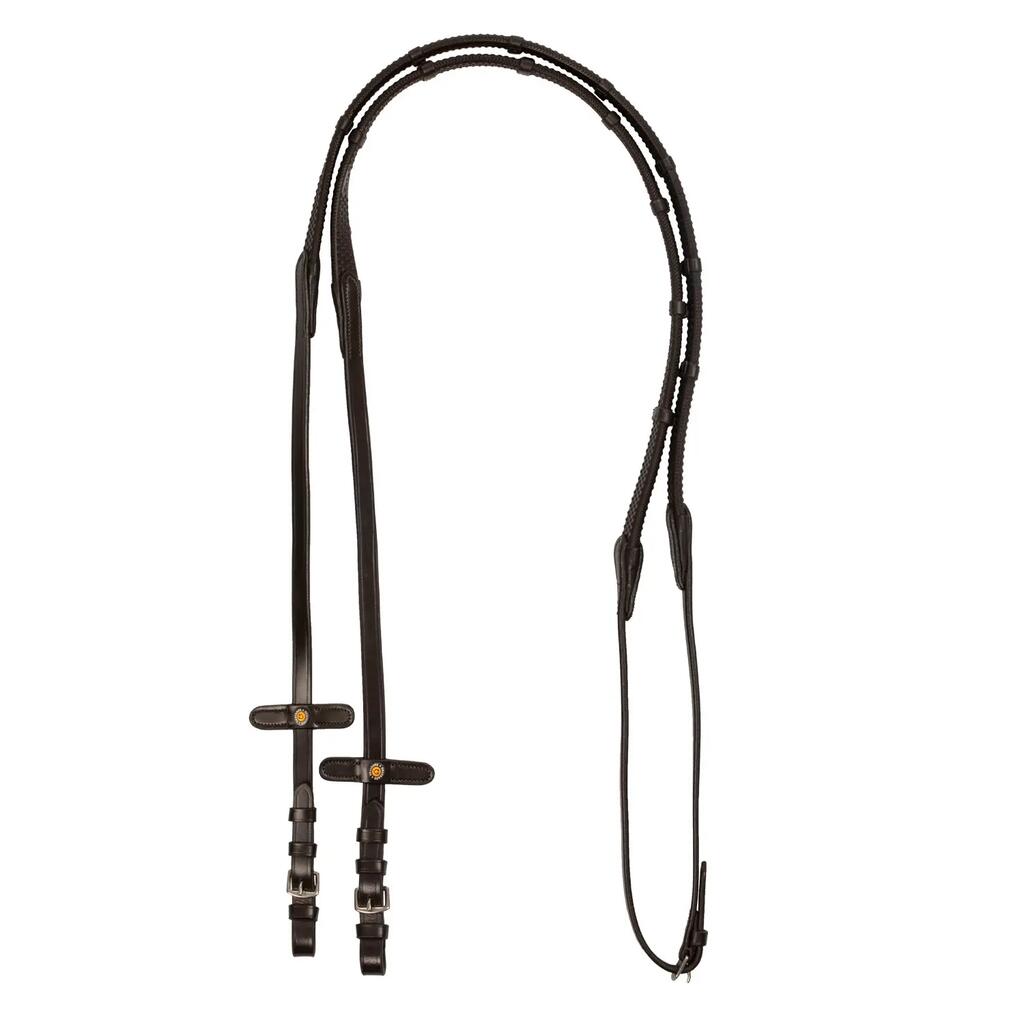 Eventa rubber reins with stoppers