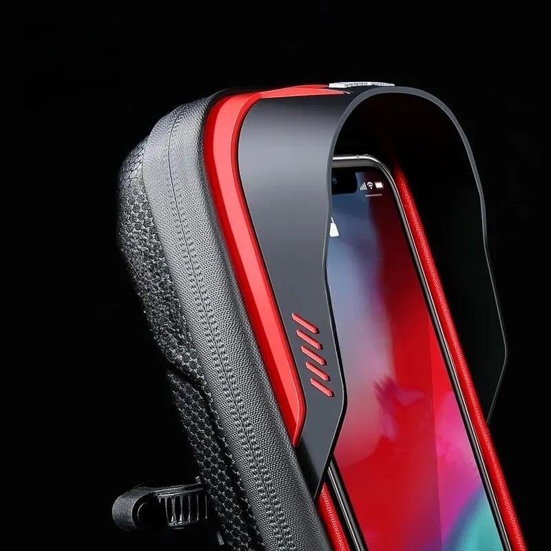 Sacoche pour guidon vélo avec porte-téléphone tactile WILD MAN 4/7