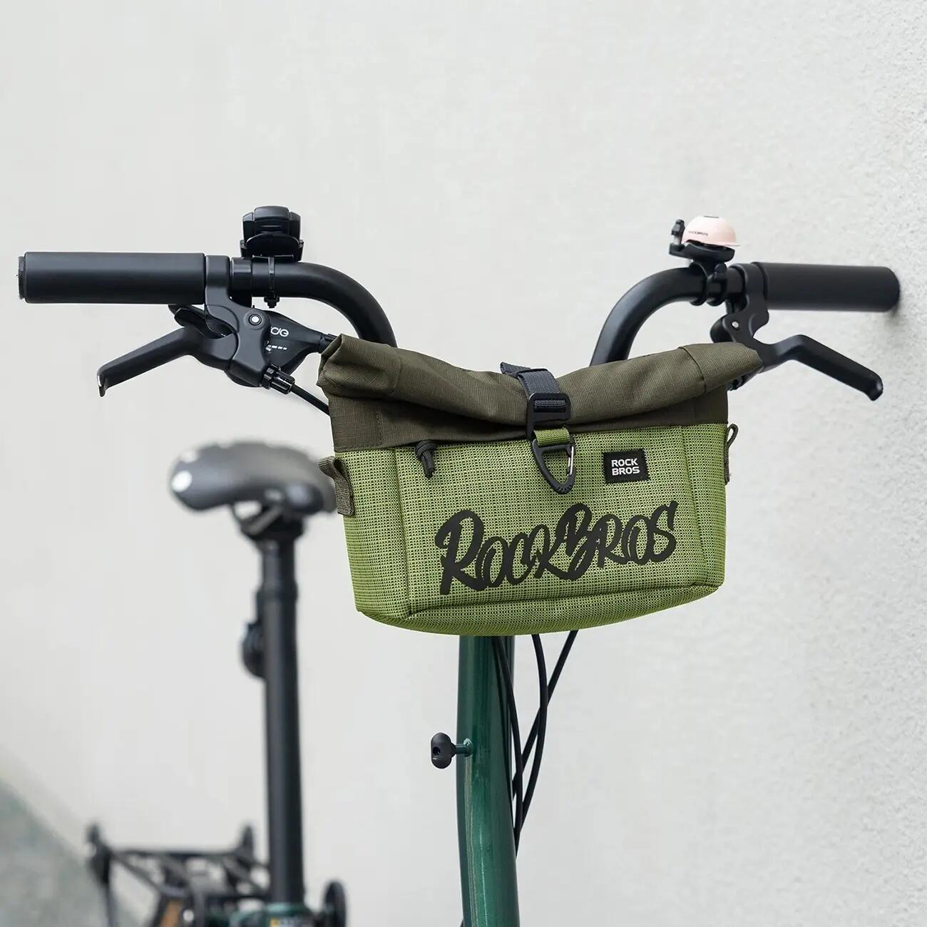 Torba rowerowa na kierownicę przednia na ramię 2,7L składana 3/7