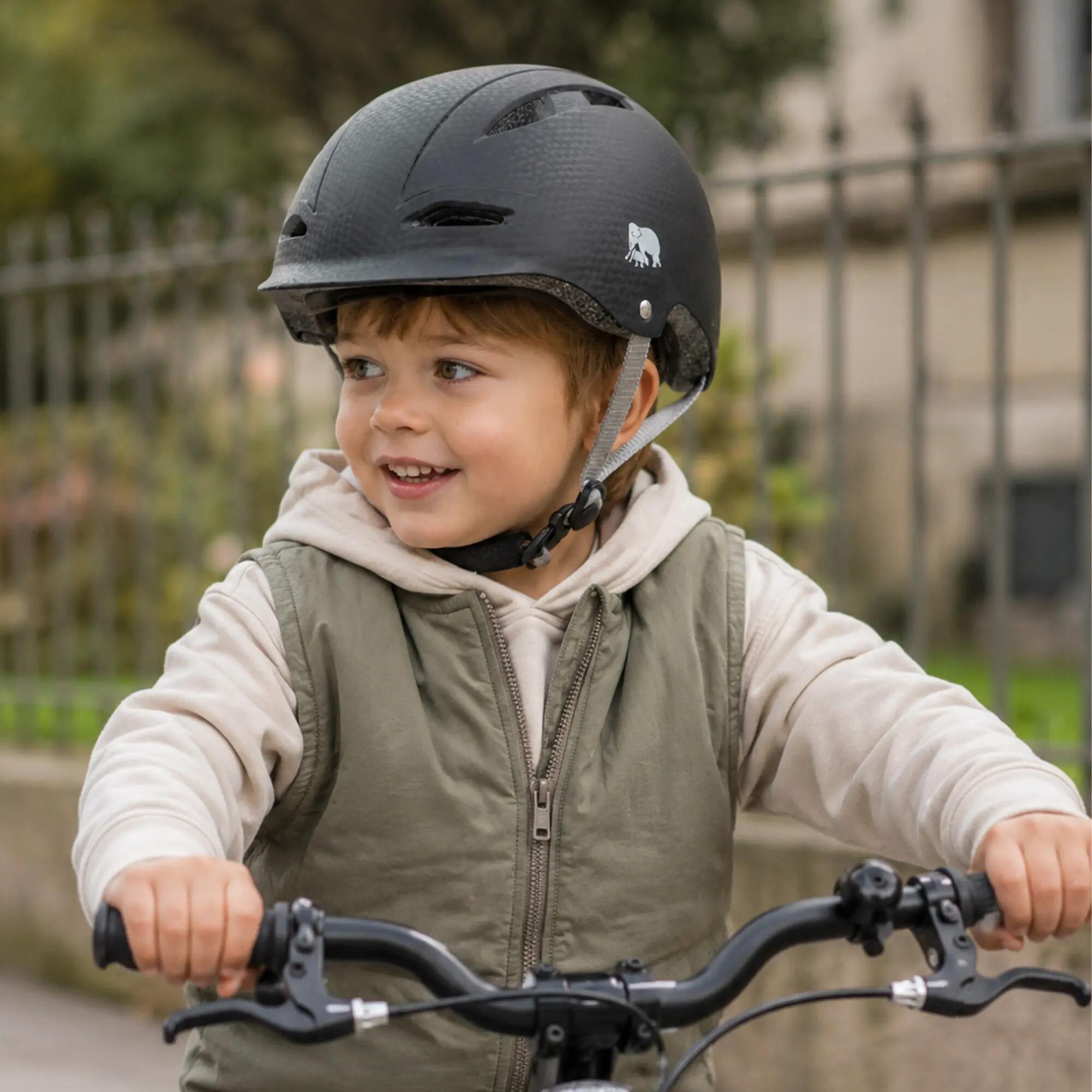 Deryan Casque Enfant - Casque de Protection - Taille S - Noir 3/5