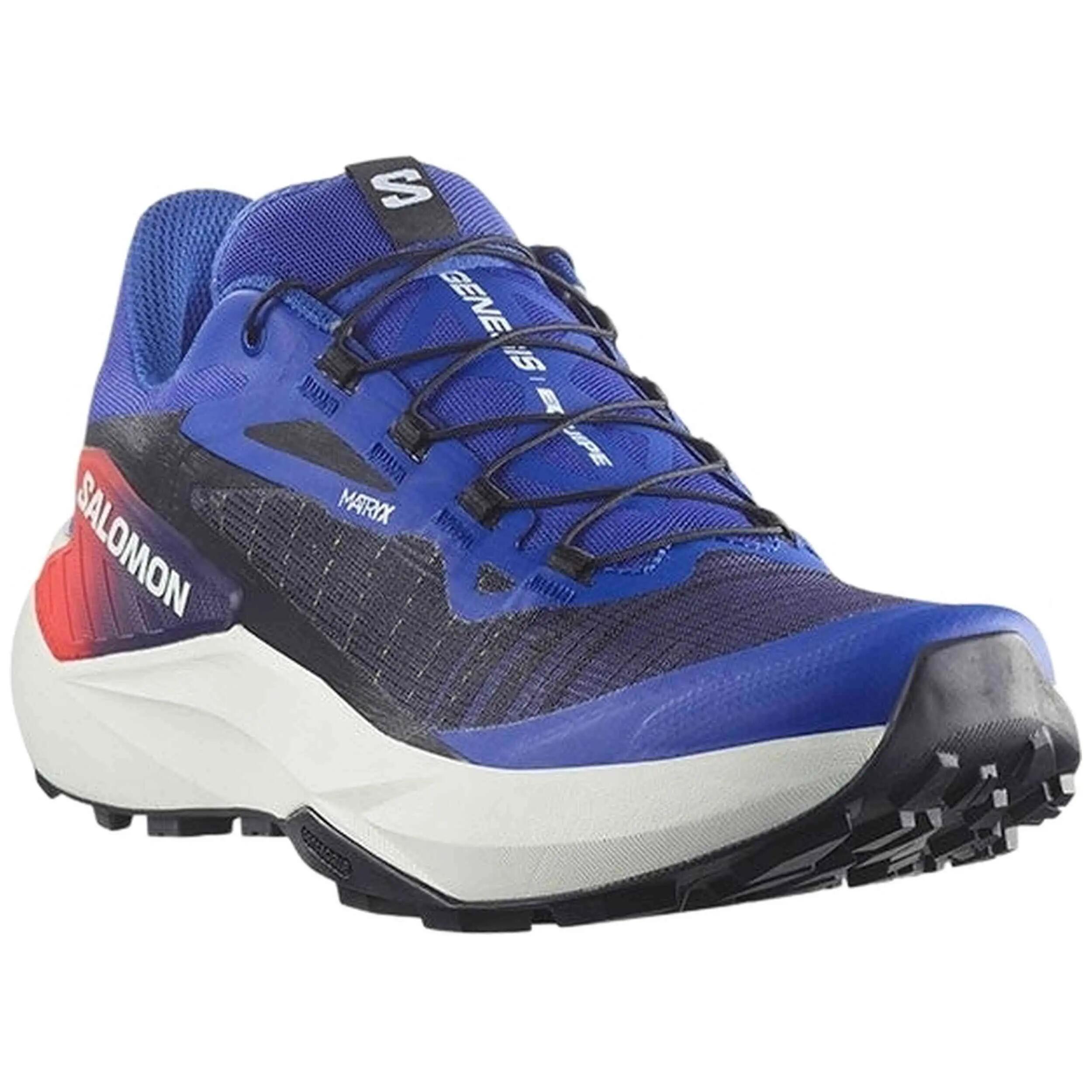 Salomon Genesis Equipe Scarpe Trail Blu/Rosse Unisex 4/5
