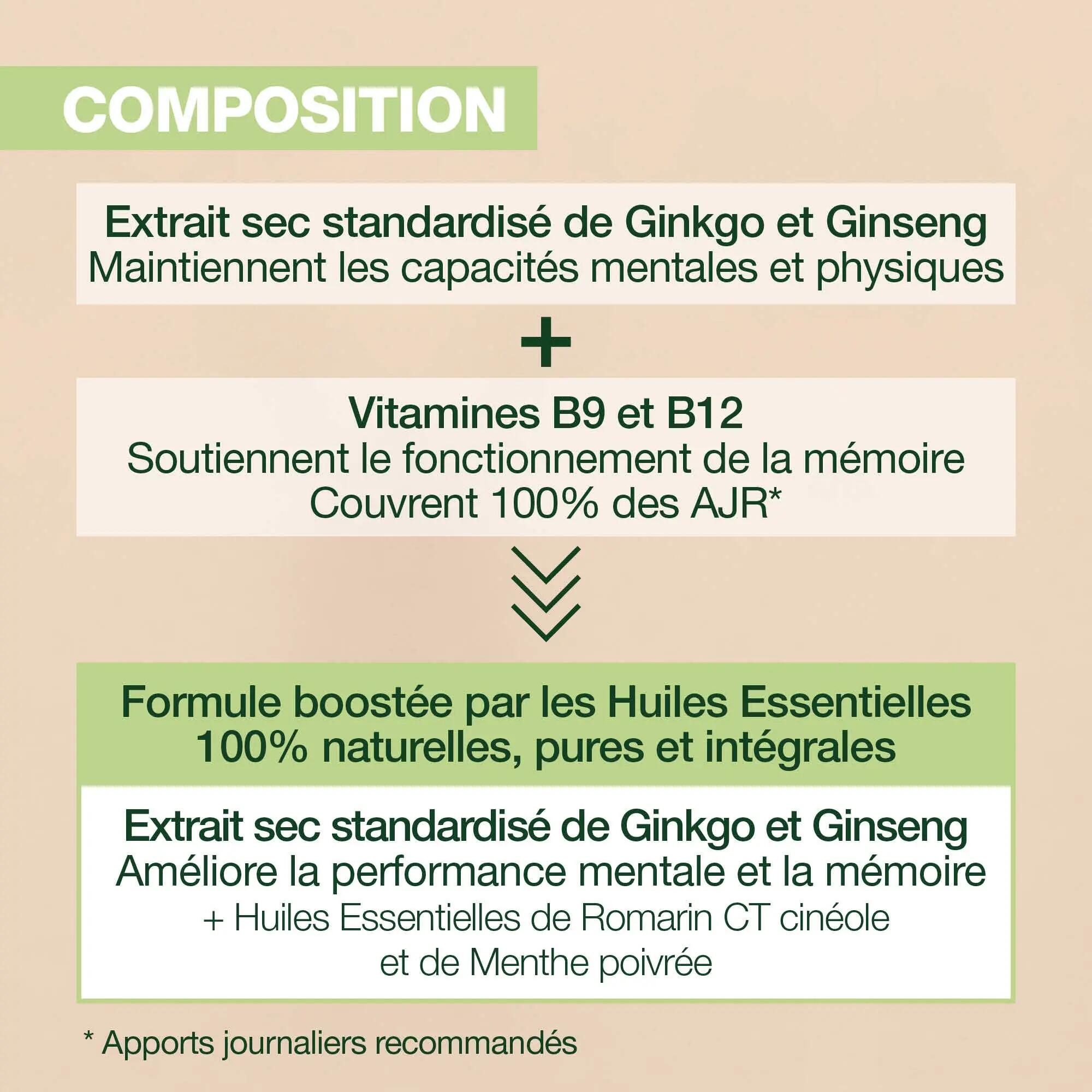 Complément Focus - Mémoire et concentration - 60 capsules 5/5