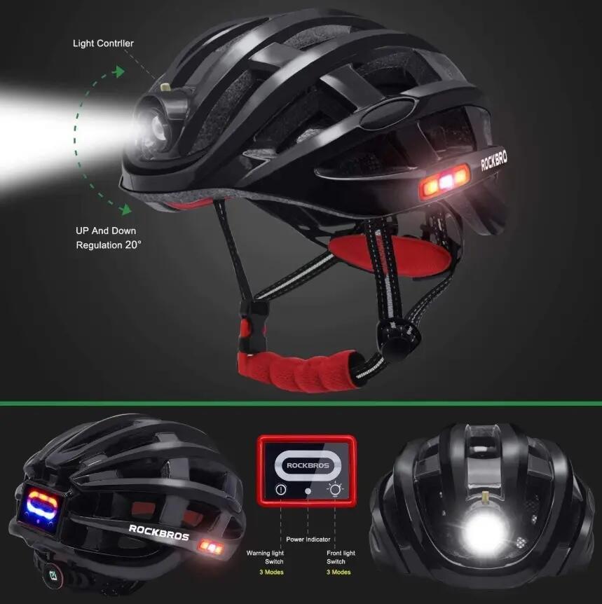 Kask rowerowy unisex Rockbros ZN1001-W (57-62cm) 2/3