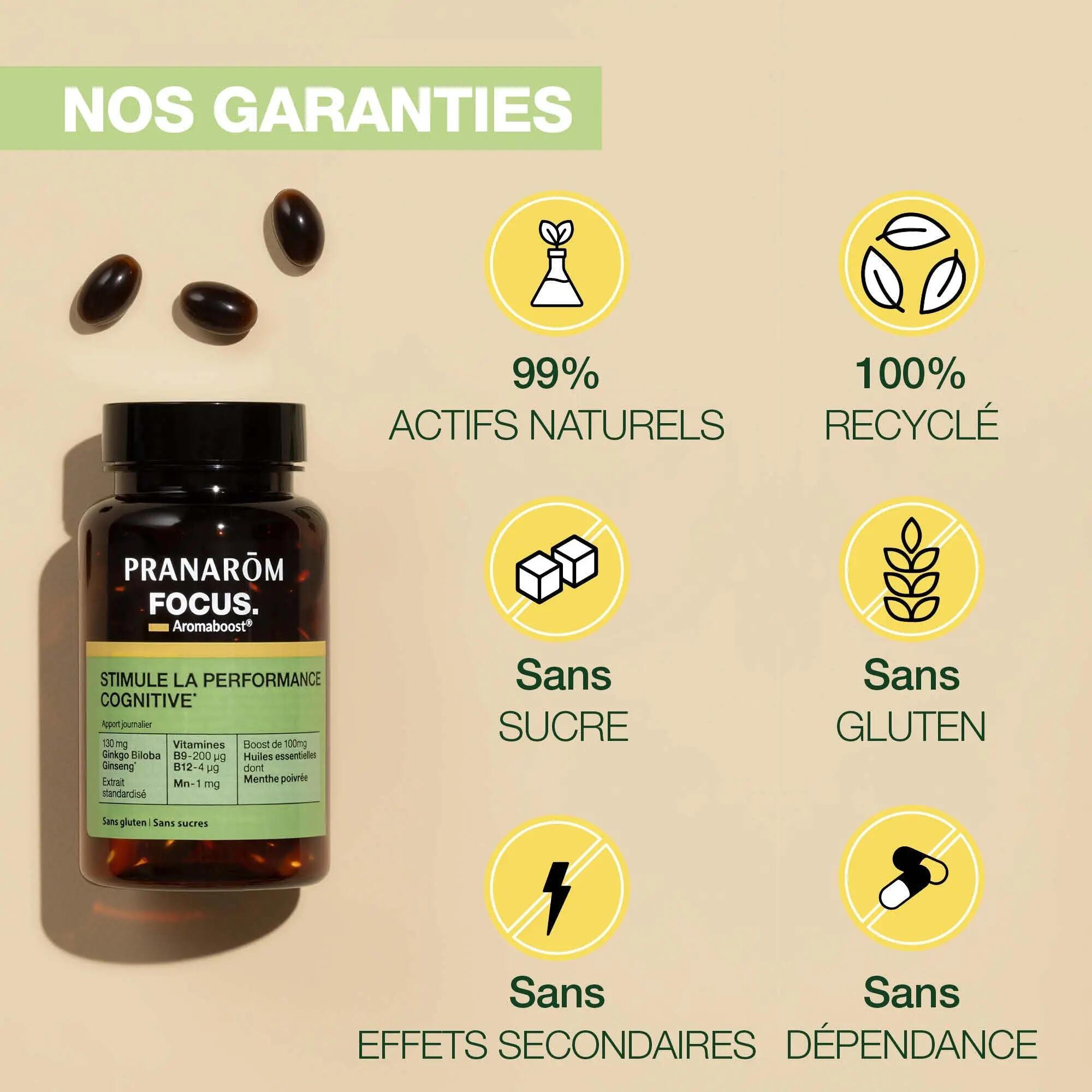 Complément Focus - Mémoire et concentration - 60 capsules 4/5