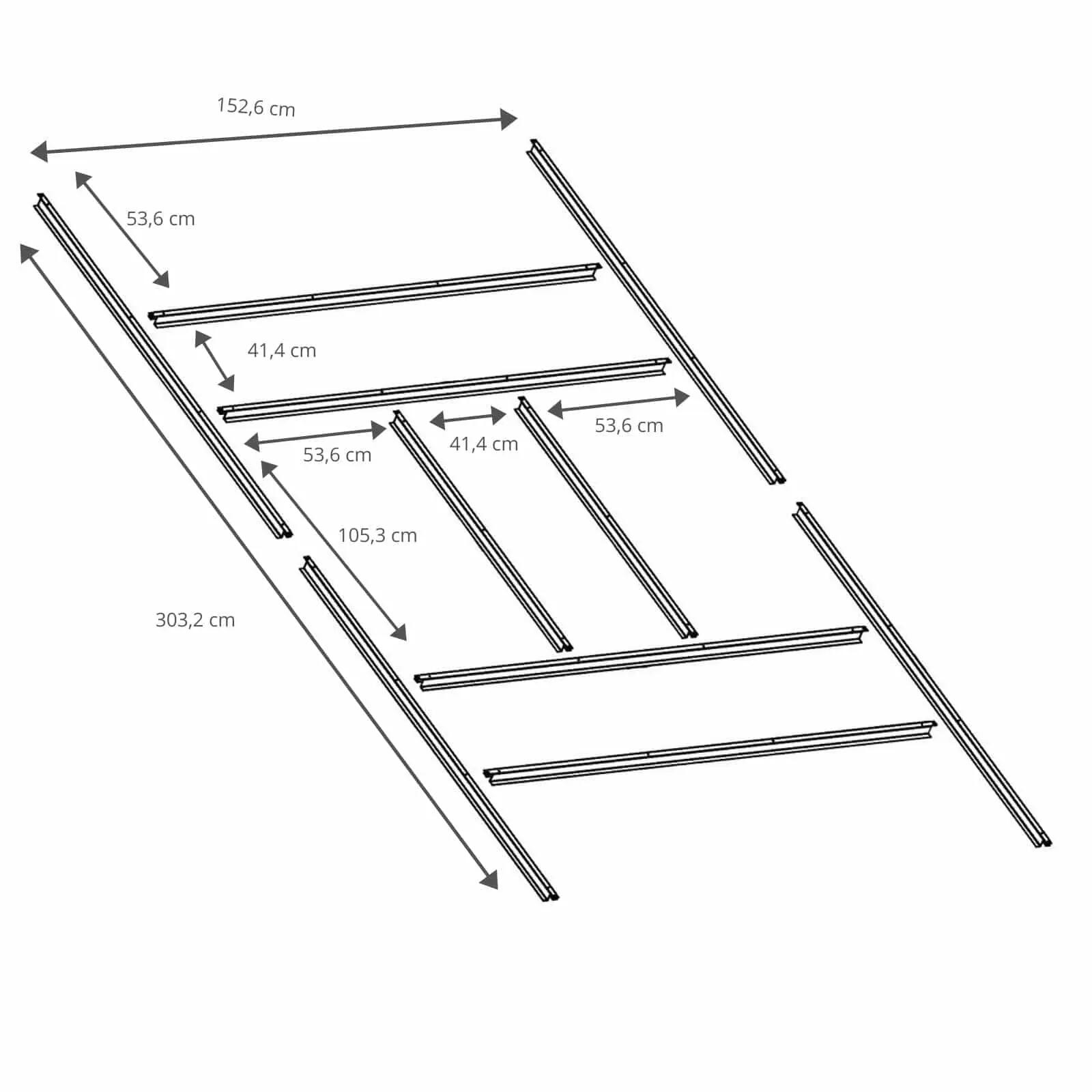 Pre-Instalación de Suelo para Casetas Metálicas Gardiun Estructura de 7,74 m² 4/4