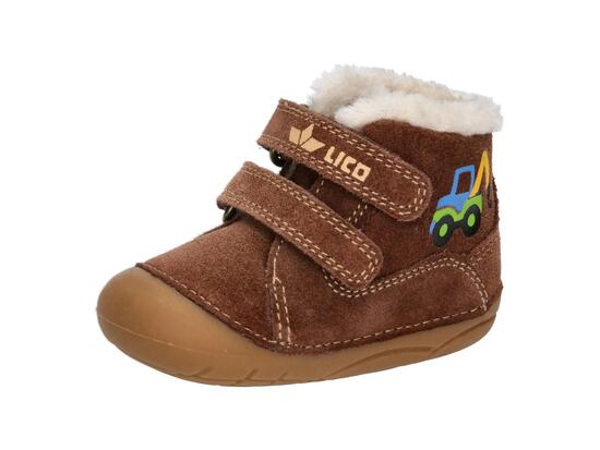 Schoenen - Sport - Jongens - Sunny V - warm gevoerd, velcro - bruin