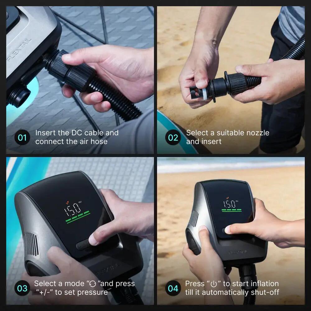 Pompe Électrique pour Paddle EVO SUP Pump 200, Débit 450L/min 13/13
