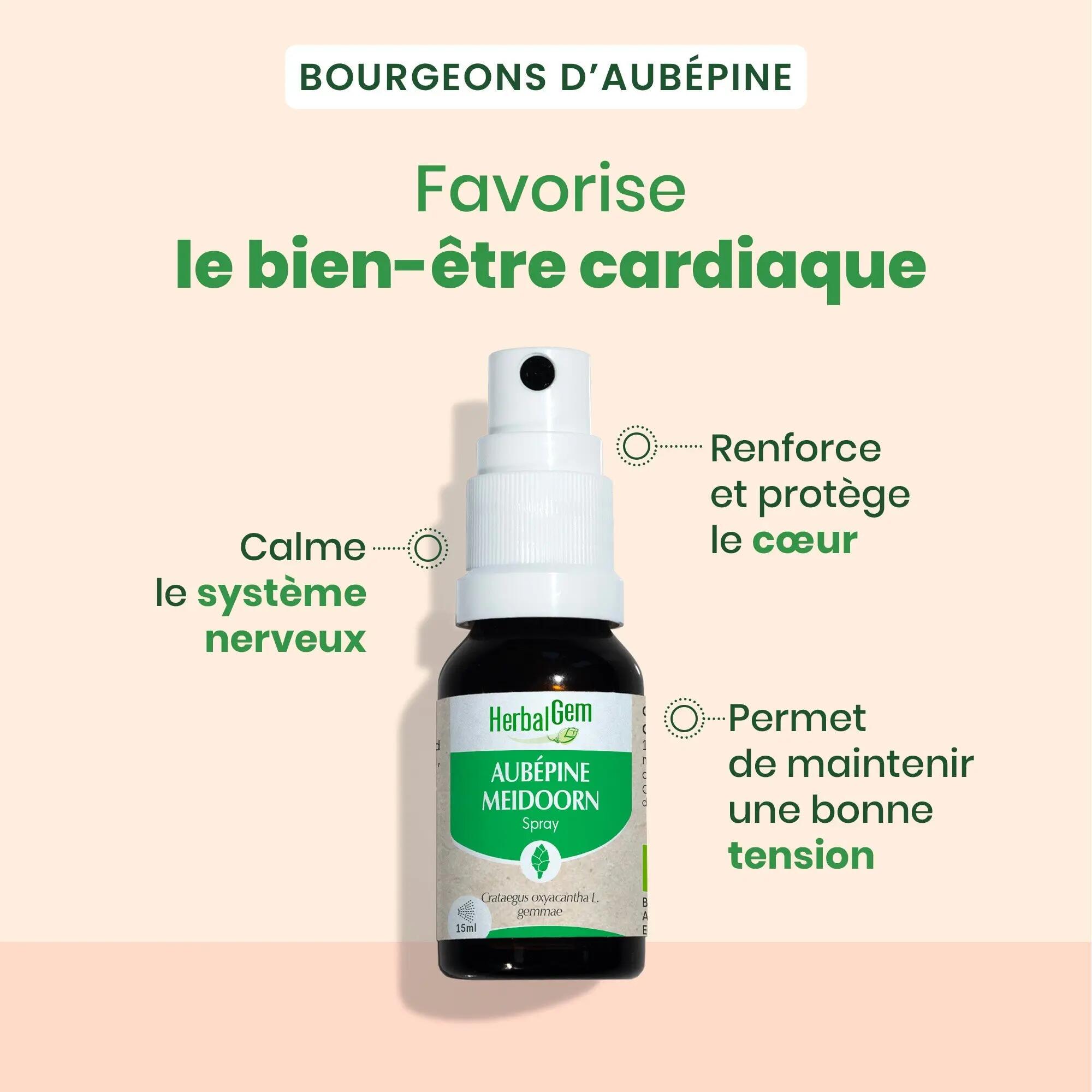 Bourgeon d’aubépine - spray - bio 5/5