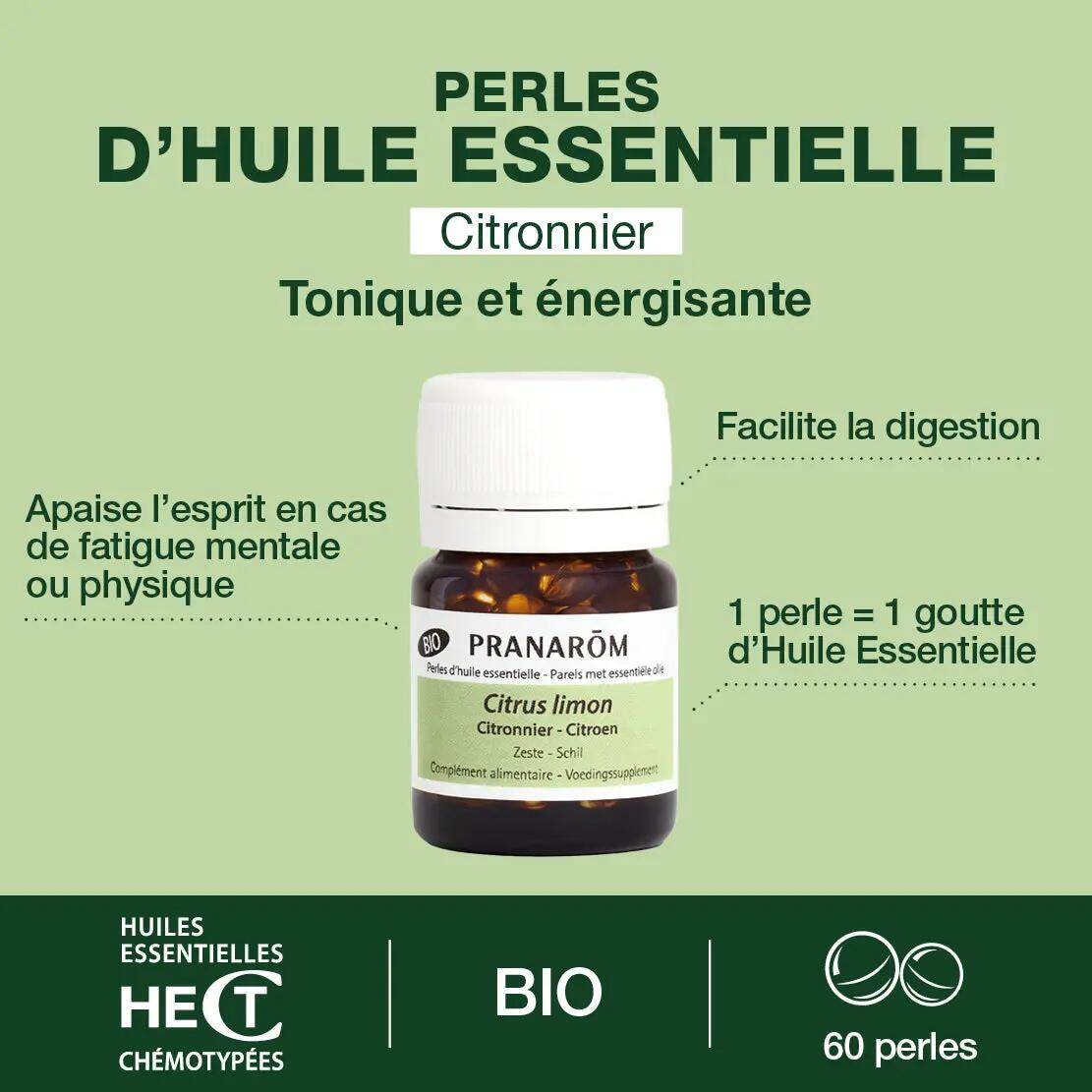 Perles d'huile essentielle - Citronnier BIO - 60 perles 5/5