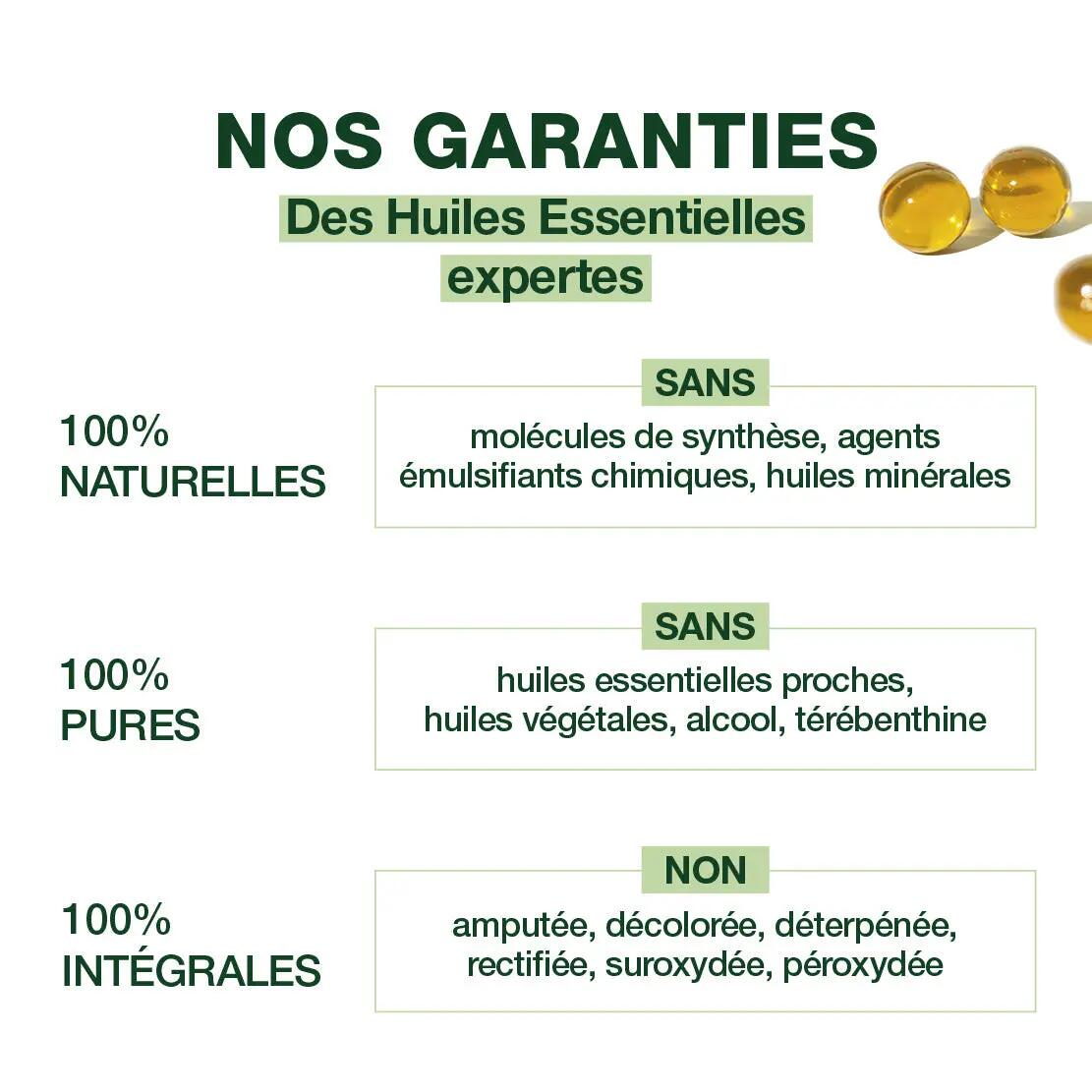 Perles d'huile essentielle - Citronnier BIO - 60 perles 4/5