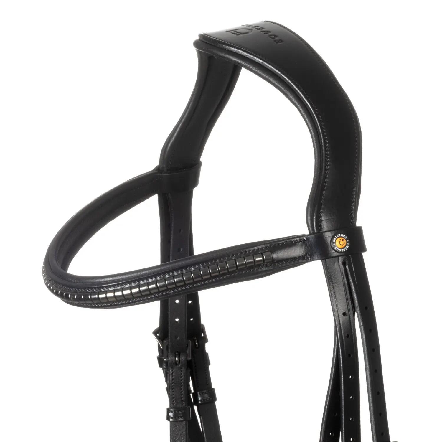 Cabeceira em couro com clincher preto 4/7