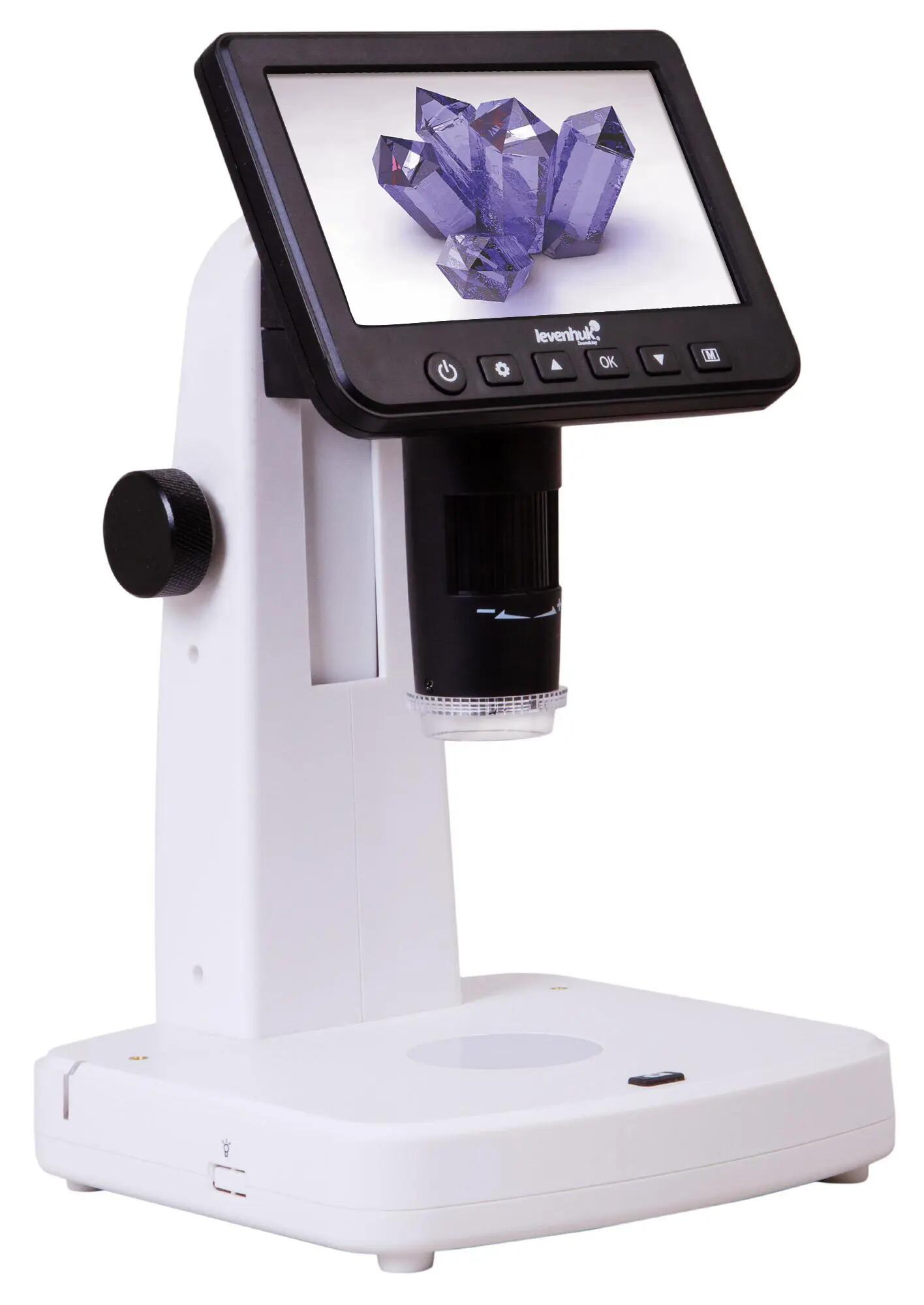 Microscopio digitale, LCD 5Mpx, 10–300x (1200x) - DTX 700 - Nero 5/6
