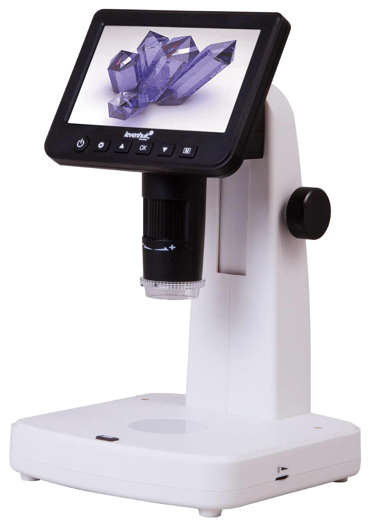 Microscopio digitale, LCD 5Mpx, 10–300x (1200x) - DTX 700 - Nero 3/6