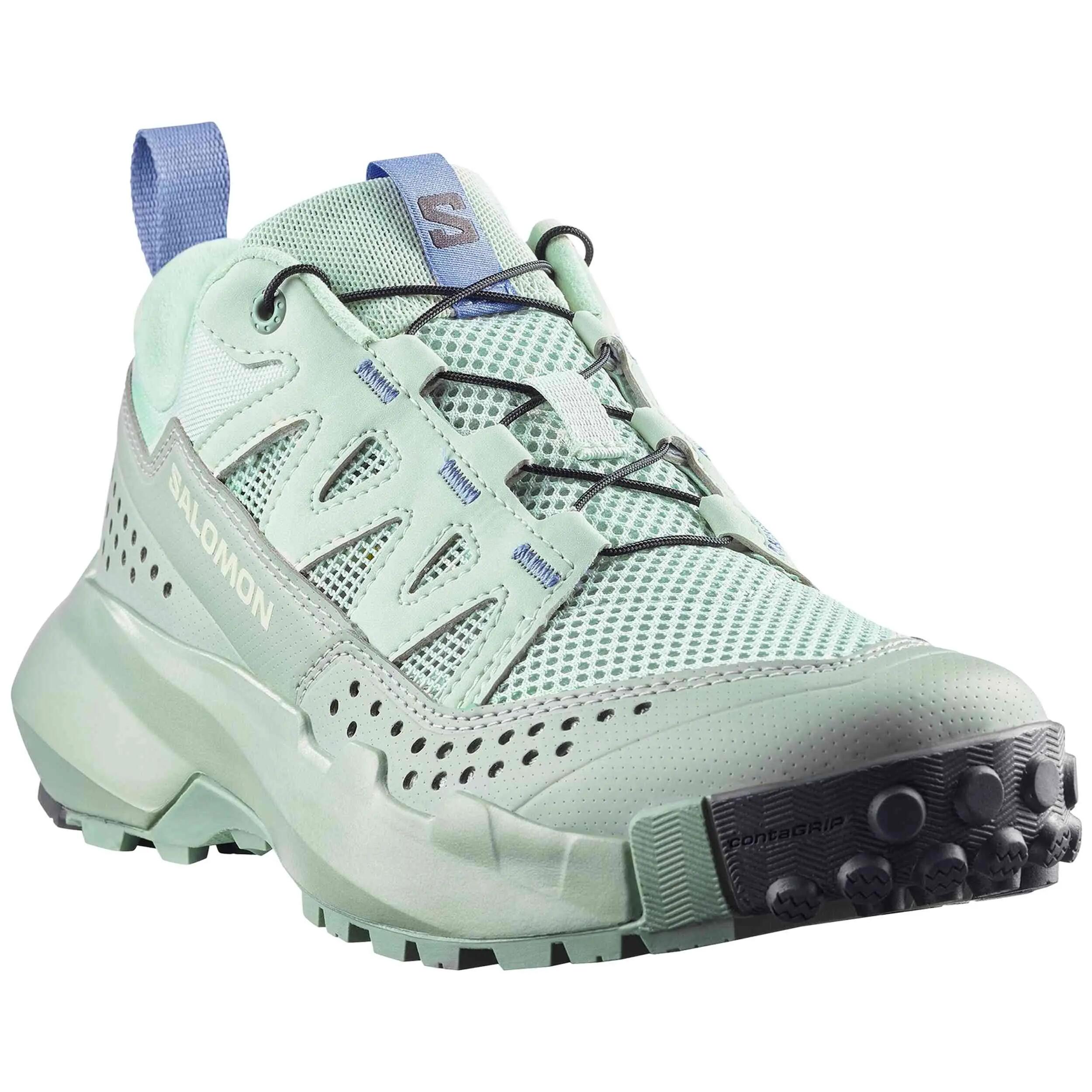Scarpe Salomon modello Zapatillas Salomon Terramphibian verde turquesa per donne 3/5