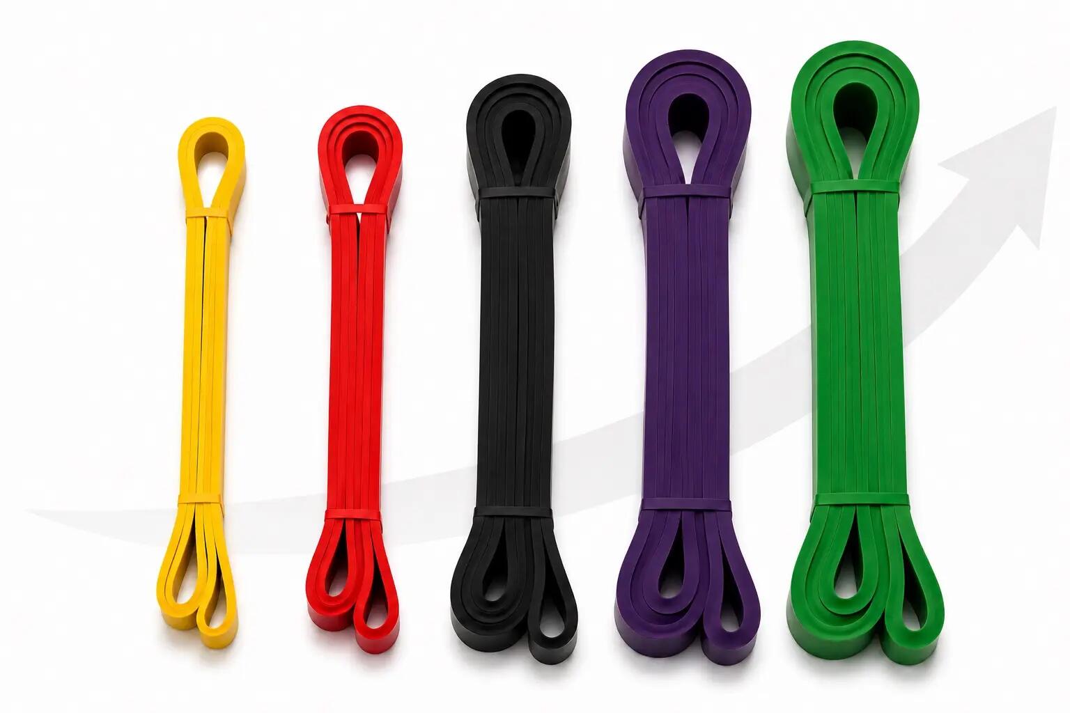 Gumy do podciągania zestaw 5 szt. z uchwytem do drzwi UNDERFIT Power Band 3/8