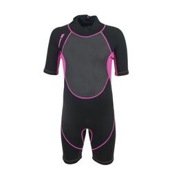Scubadive Combinaison Courte De Plongée 3mm Fille (Noir)