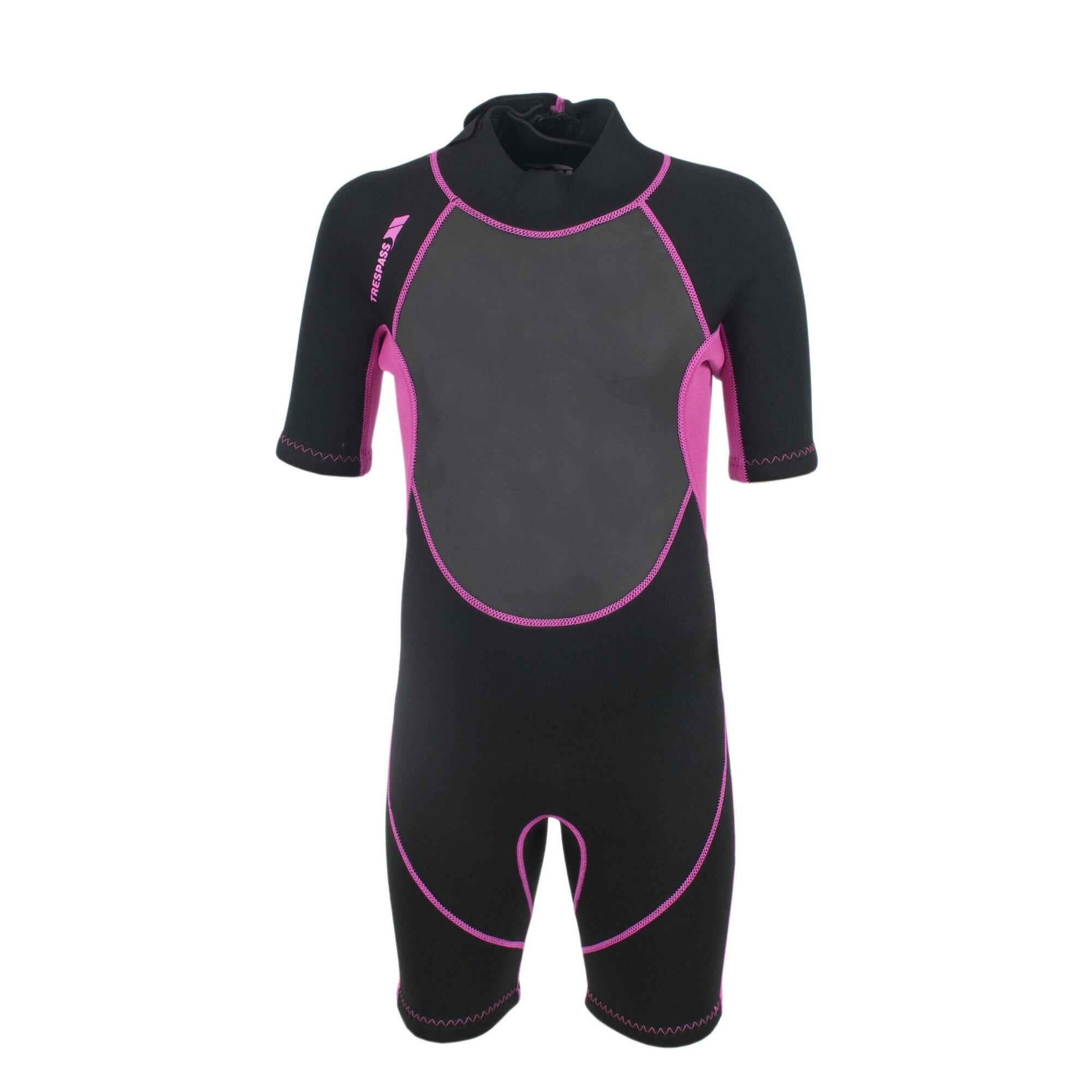 Scubadive Girl's 3mm short wetsuit (Black)