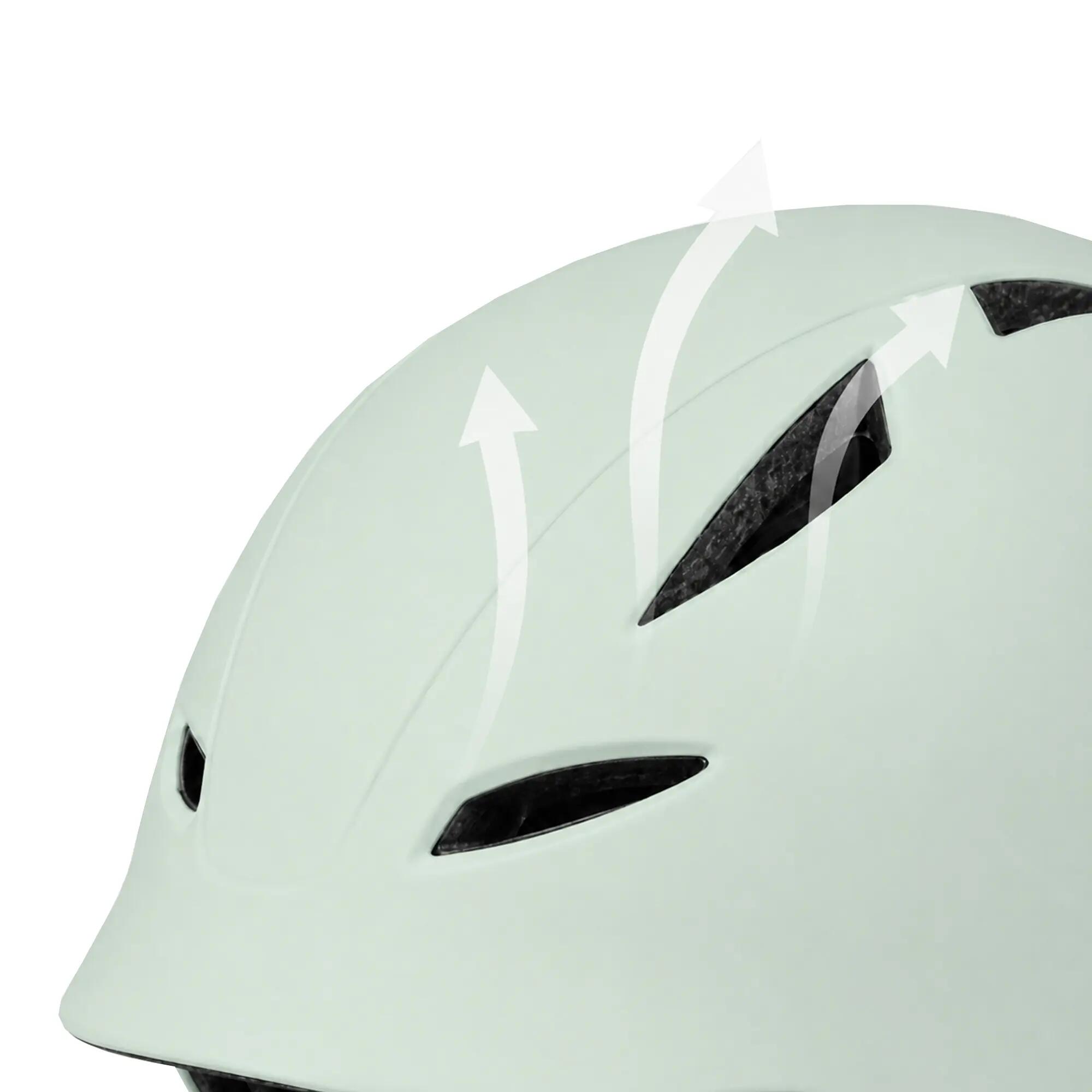 Deryan Casco per Bambini - Casco Protettivo - Taglia M - Verde 4/5