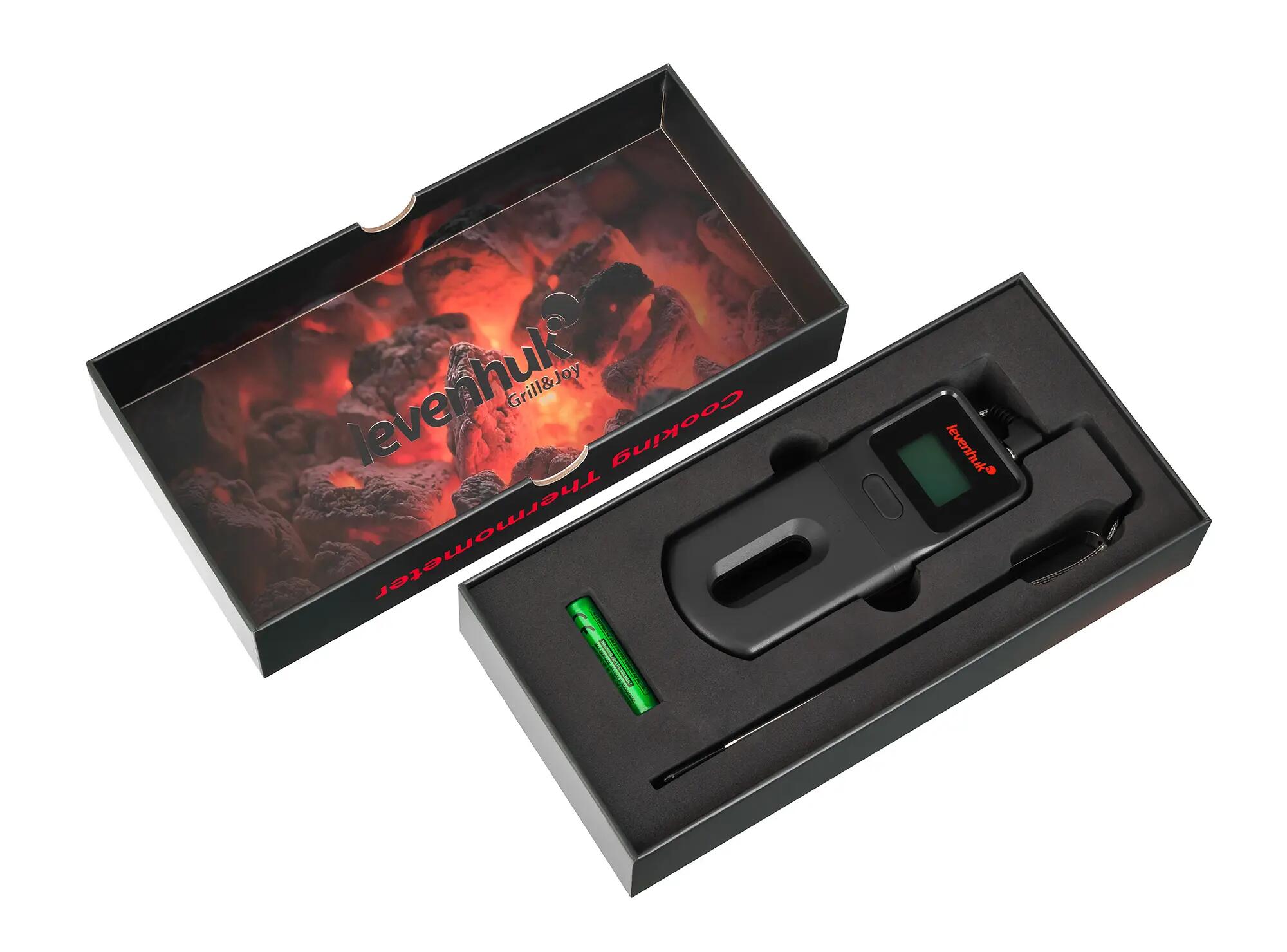 Thermometer da cucina - cottura - Levenhuk Wezzer Grill BT10 - nero 2/6