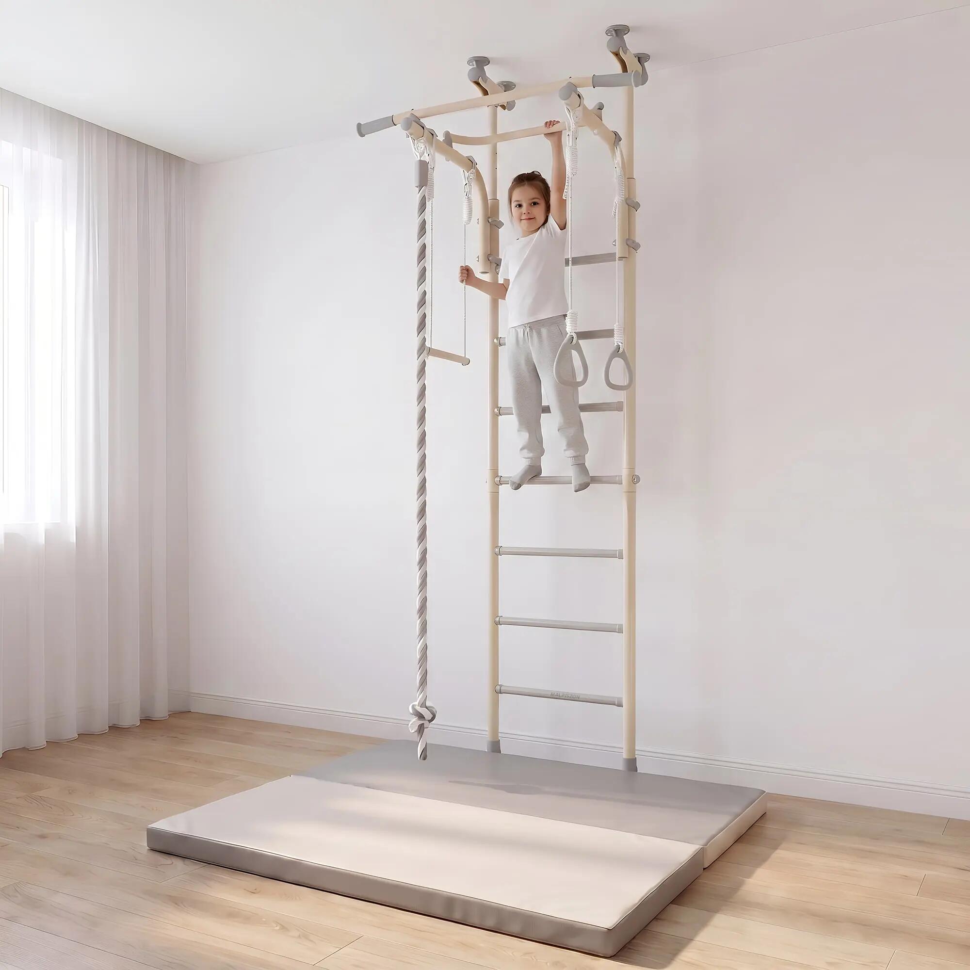 Espaldera para habitación infantil Kometa-5 con accesorios 5/7