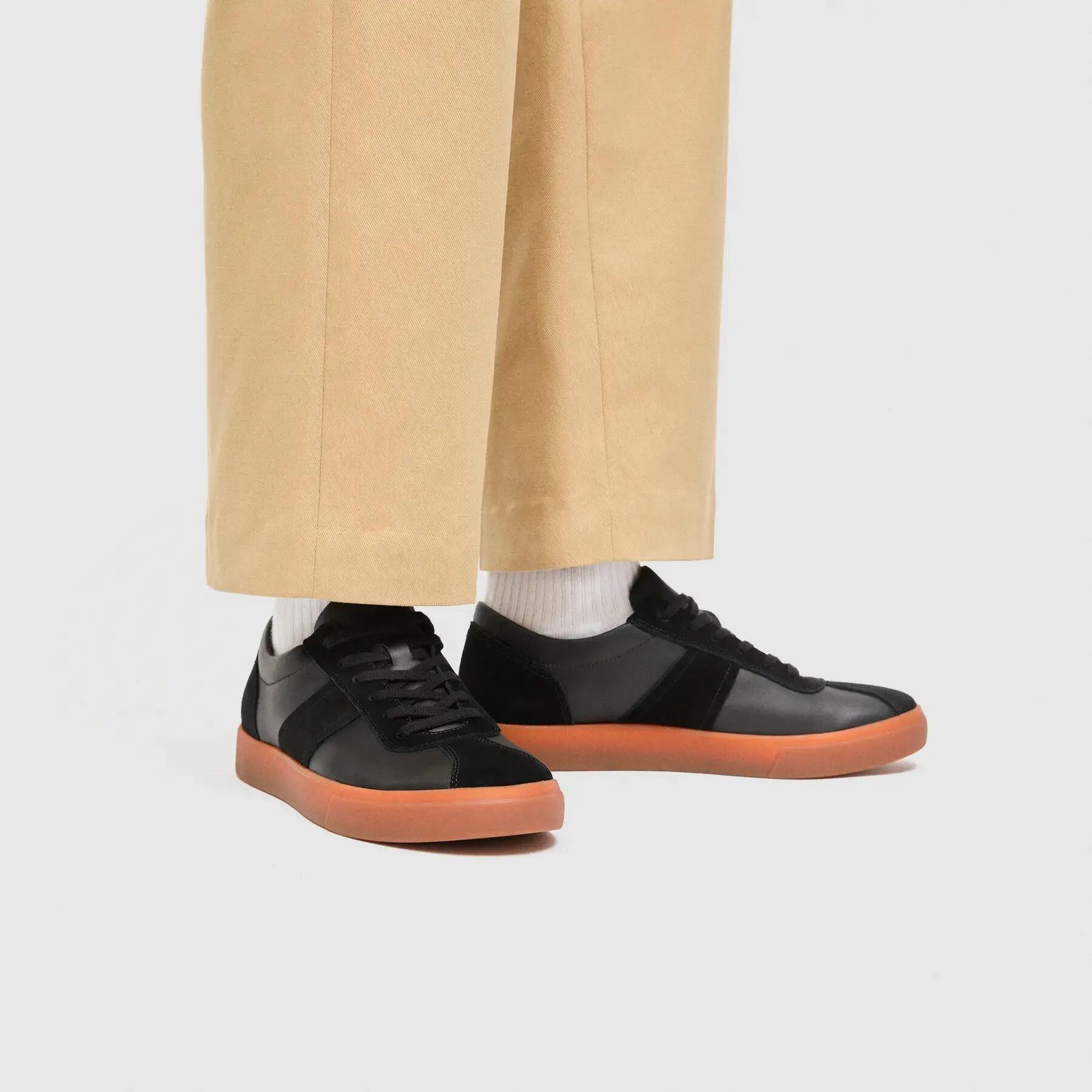 Sneakersy ze skóry Ecco Soft 10 3/7