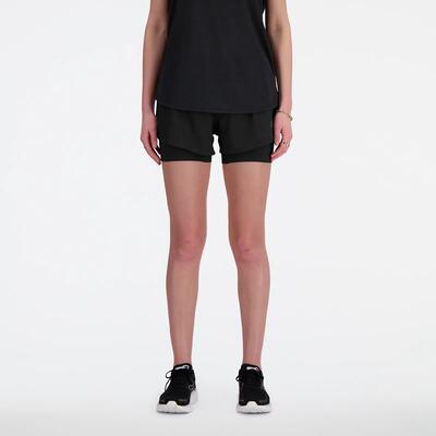Korte broek new balance model ws41287bk voor vrouwen