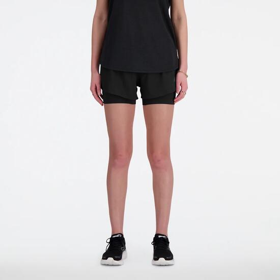 Korte broek New Balance model WS41287BK voor vrouwen