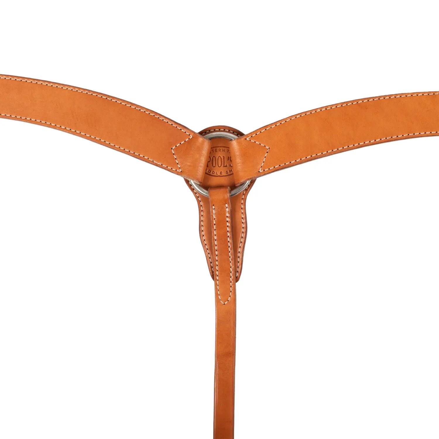 Plastron en cuir gras pool's 3/5