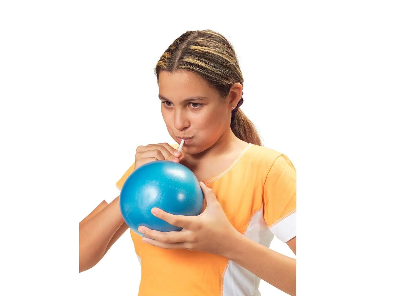 Gymnic Over Ki Palla morbida per Pilates Ø 15 cm celeste respirazione e mobilità 7/9