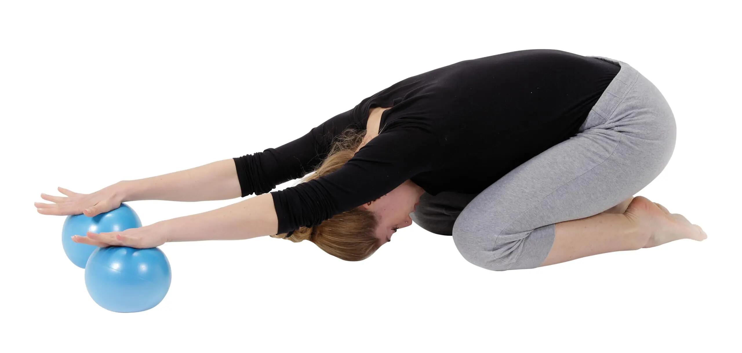 Gymnic Over Ki Palla morbida per Pilates Ø 15 cm celeste respirazione e mobilità 6/9