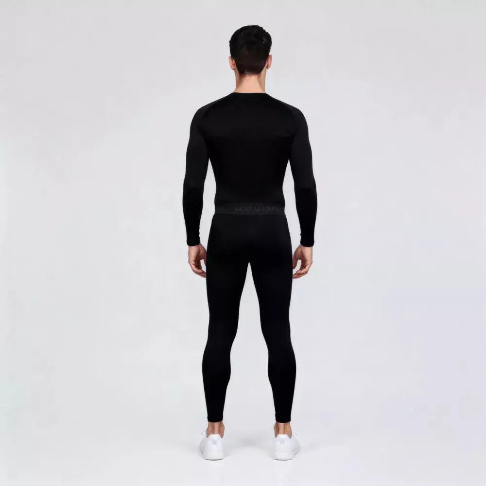 Legging de Randonnée homme Thermique PULK Noir 3/3