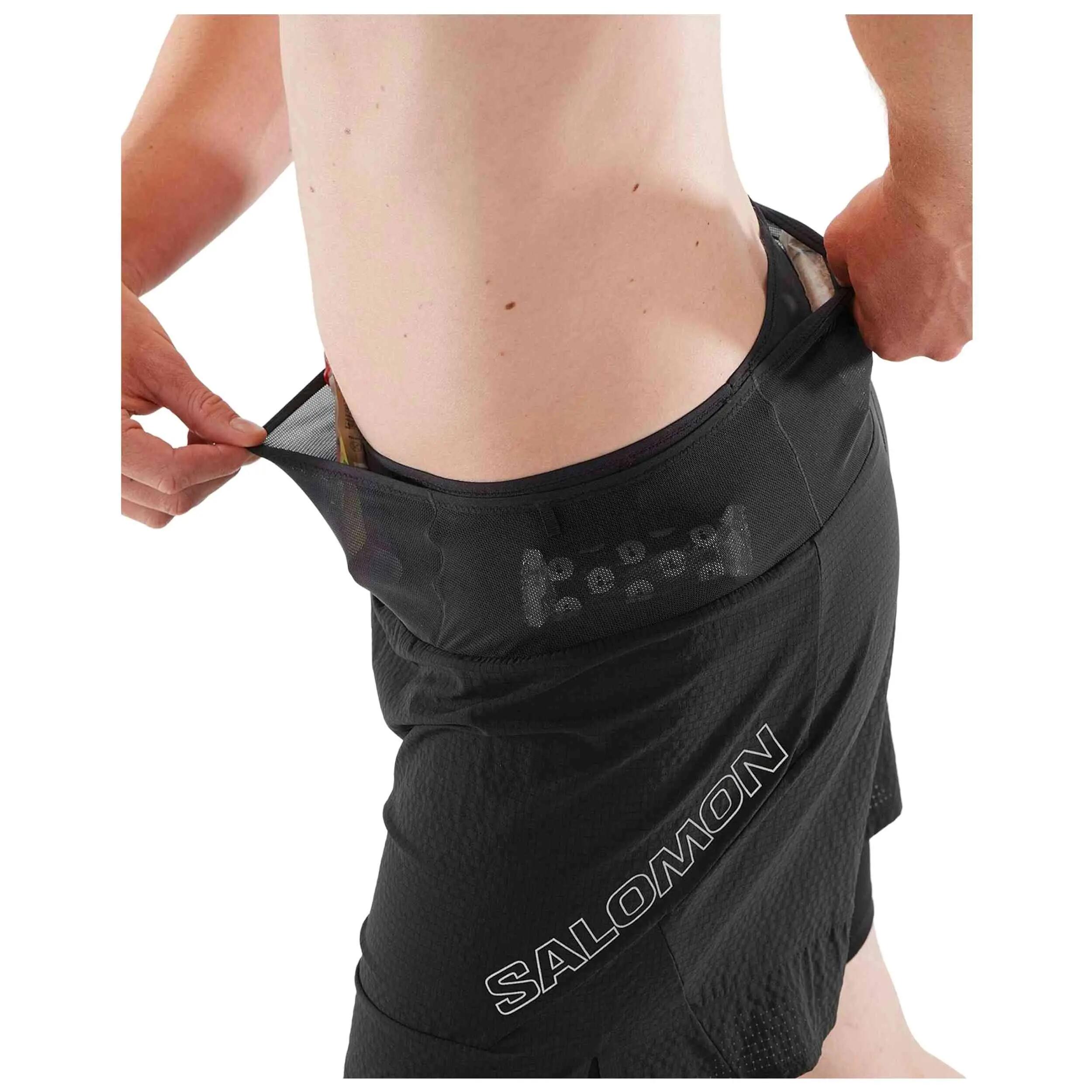 Pantaloncini Salomon modello Pantalón corto Salomon Sense 2in1 negro per uomini 5/5