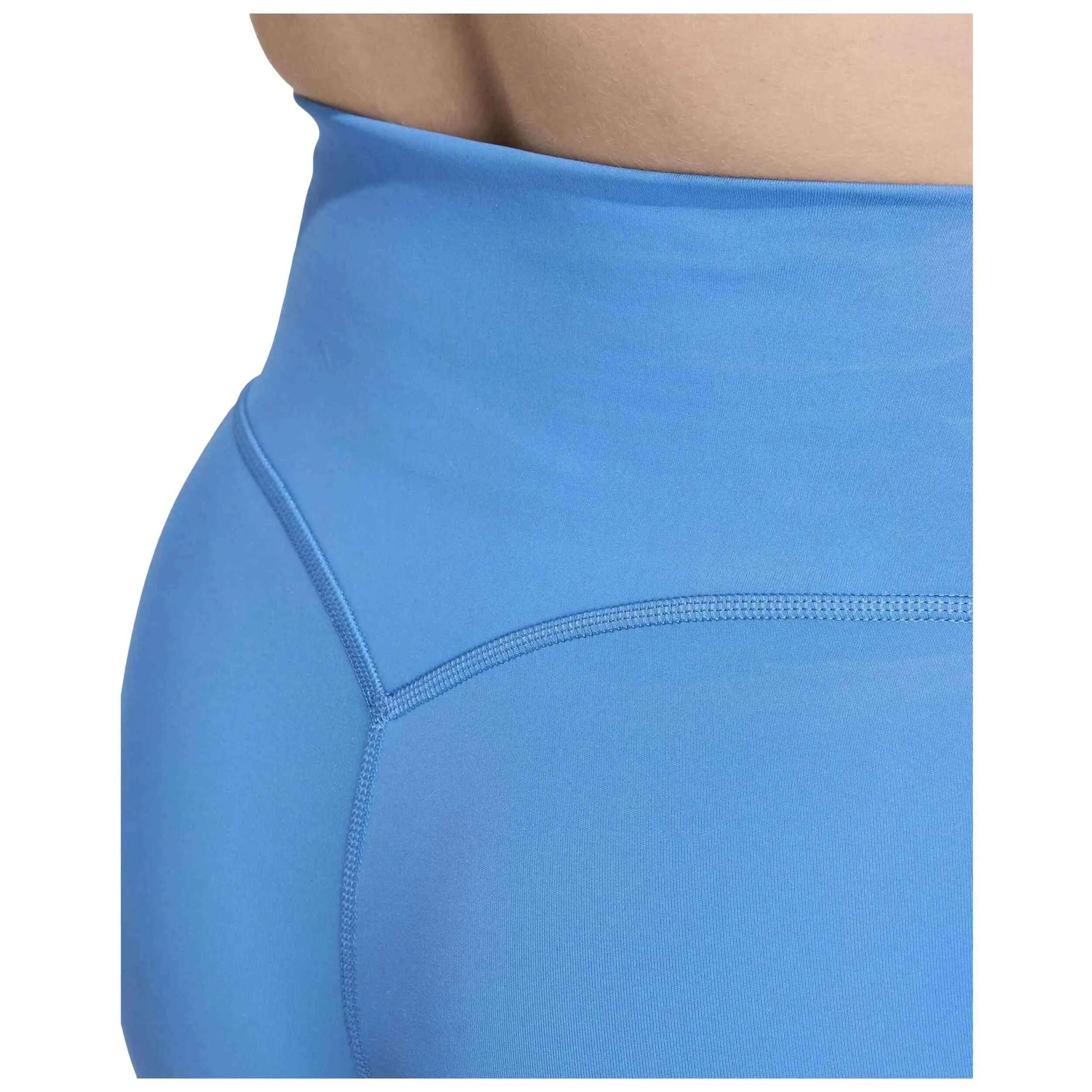 Korte legging Adidas model Malla corta adidas Optime Workout azul e voor vrouwen 4/5