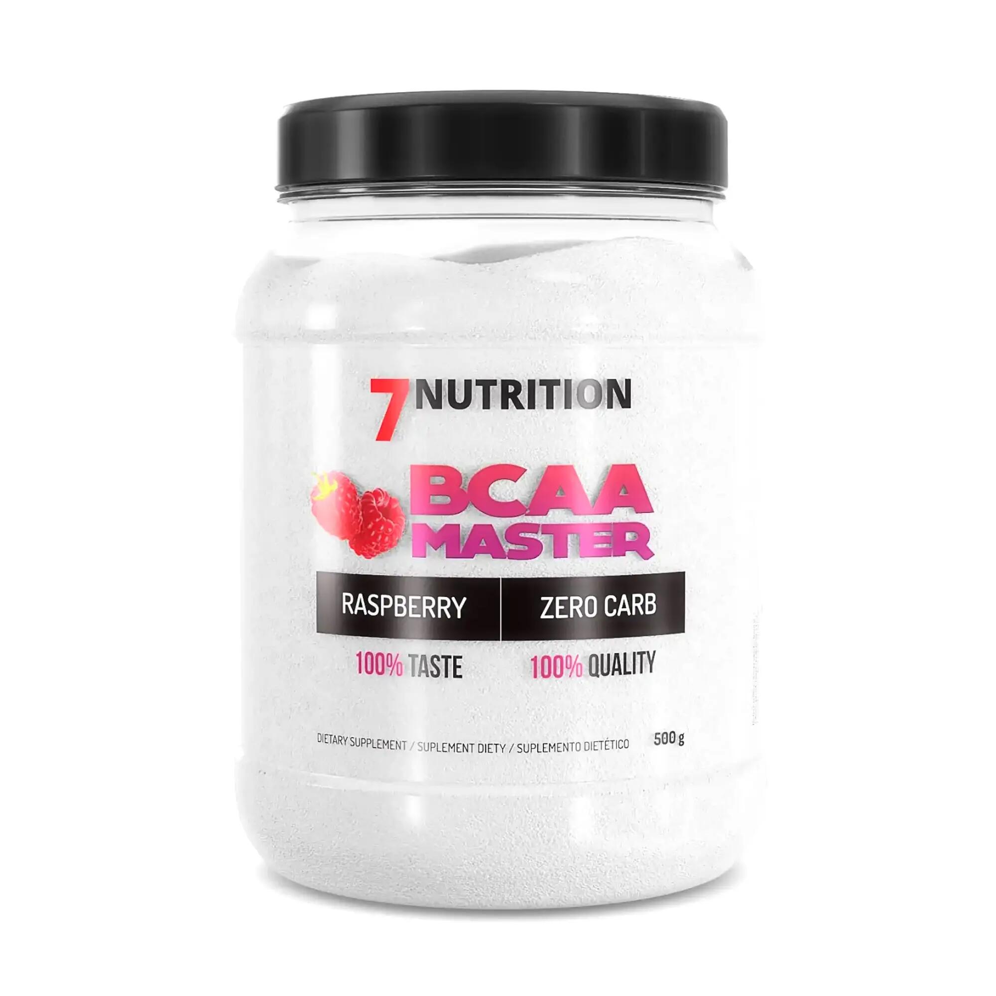 BCAA 7Nutrition Master 500 g Zmeură