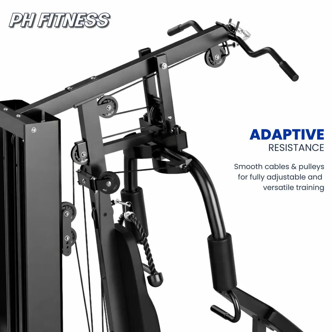 Estação de musculação profissional com módulo de pernas – 100 kg 8/8