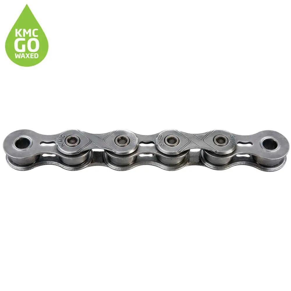 KMC E101 EPT E-Bike Pre-Waxed Chain Silver 112L Single Speed 2/4
