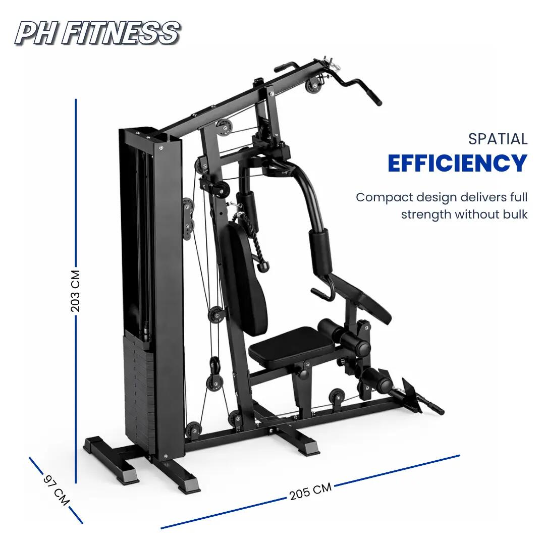 Estação de musculação profissional com módulo de pernas – 100 kg 4/8