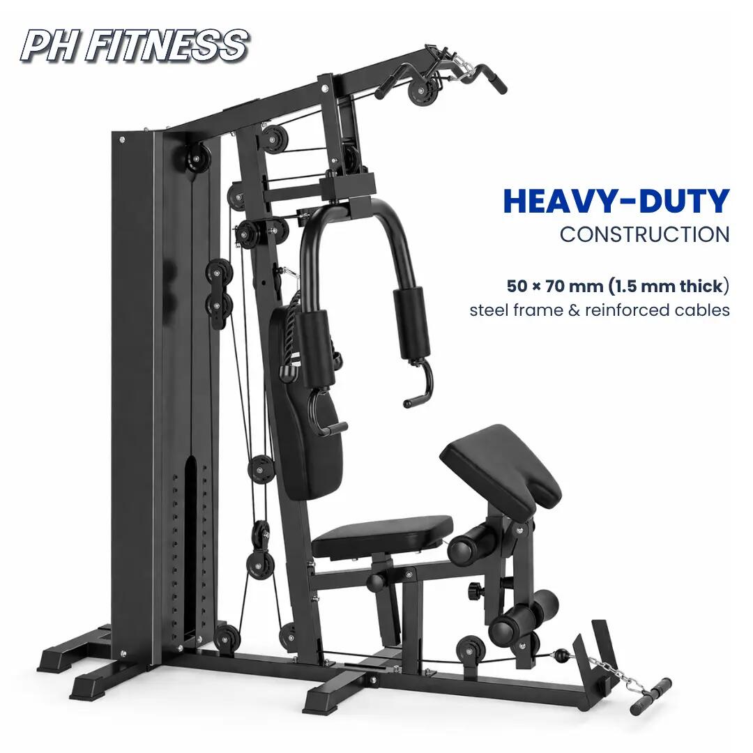Estação de musculação profissional com módulo de pernas – 100 kg 3/8