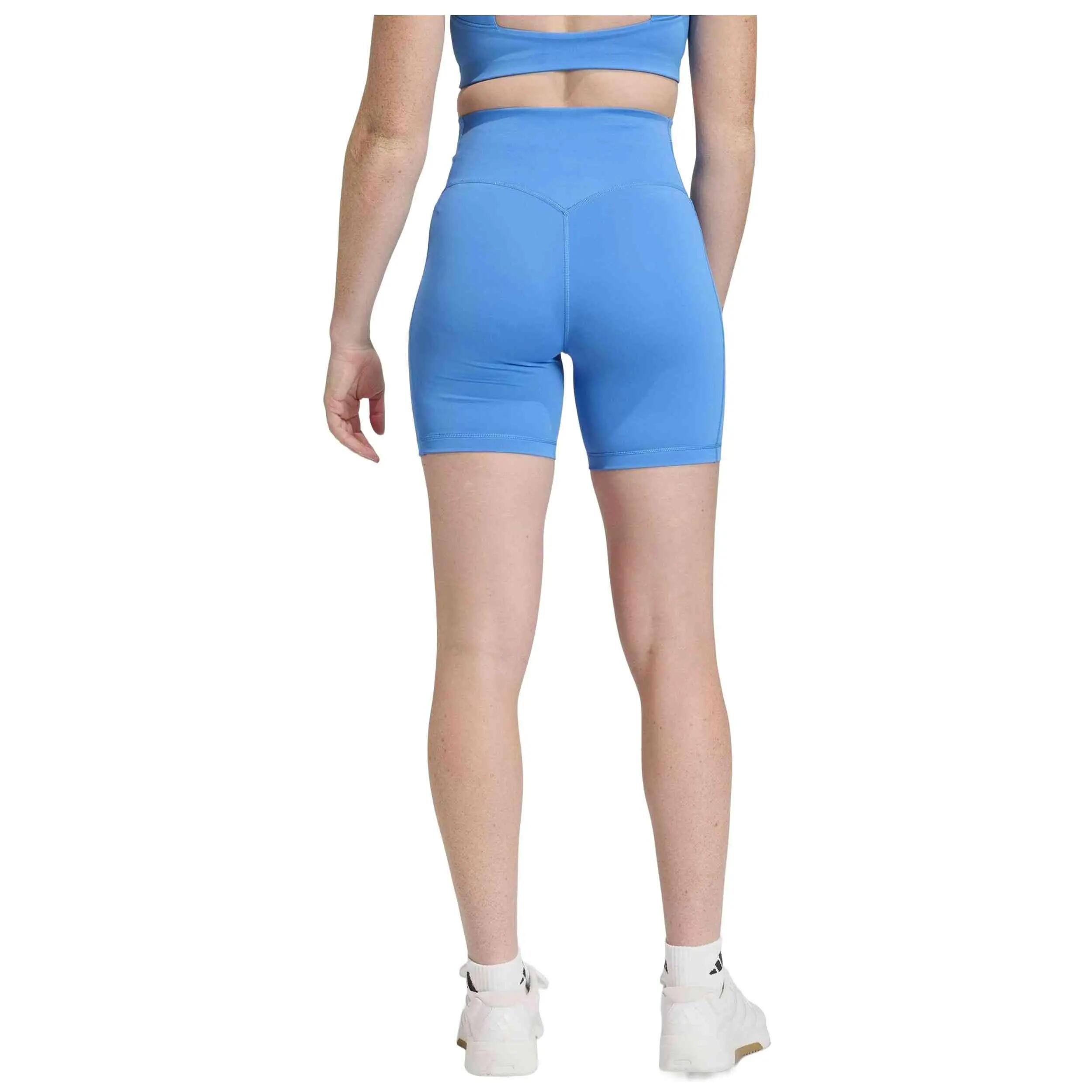 Korte legging Adidas model Malla corta adidas Optime Workout azul e voor vrouwen 2/5