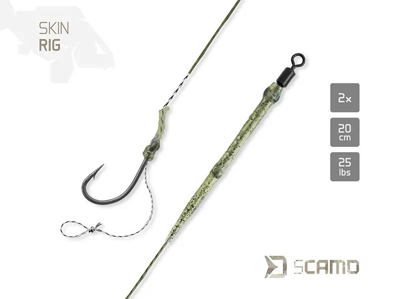 Terminale sCAMO Skin Rig / 2 pz | 20cm/25lbs/#6 2/4