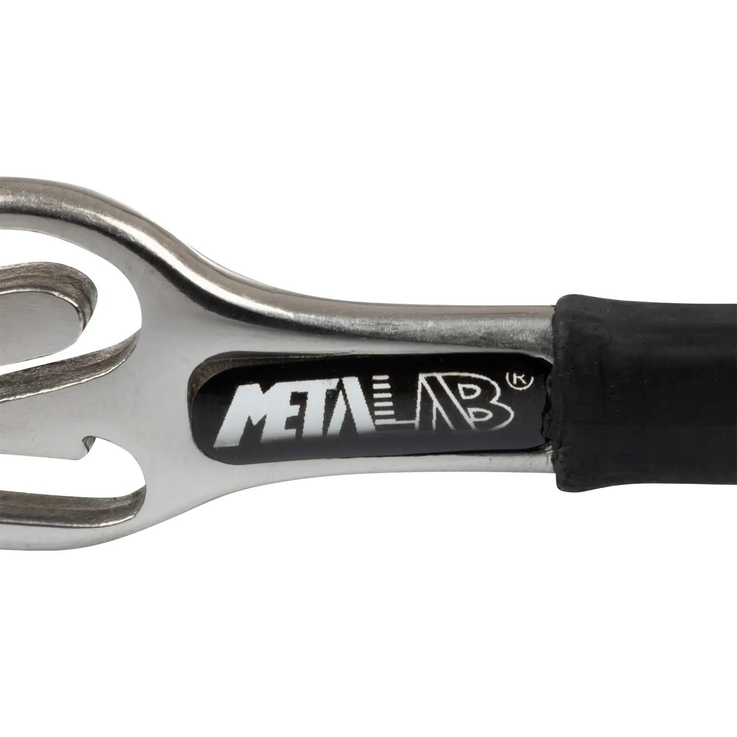 Éperons metalab à roulette lisse avec caoutchouc super grip 4/4